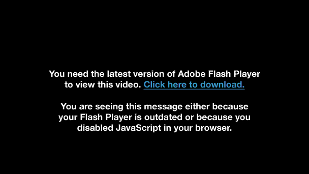 Porn Video flash disabled